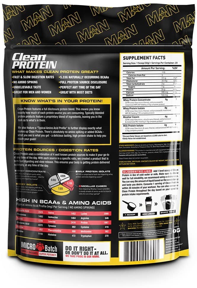 MAN Sports Clean Protein Chocolate MAX Whey